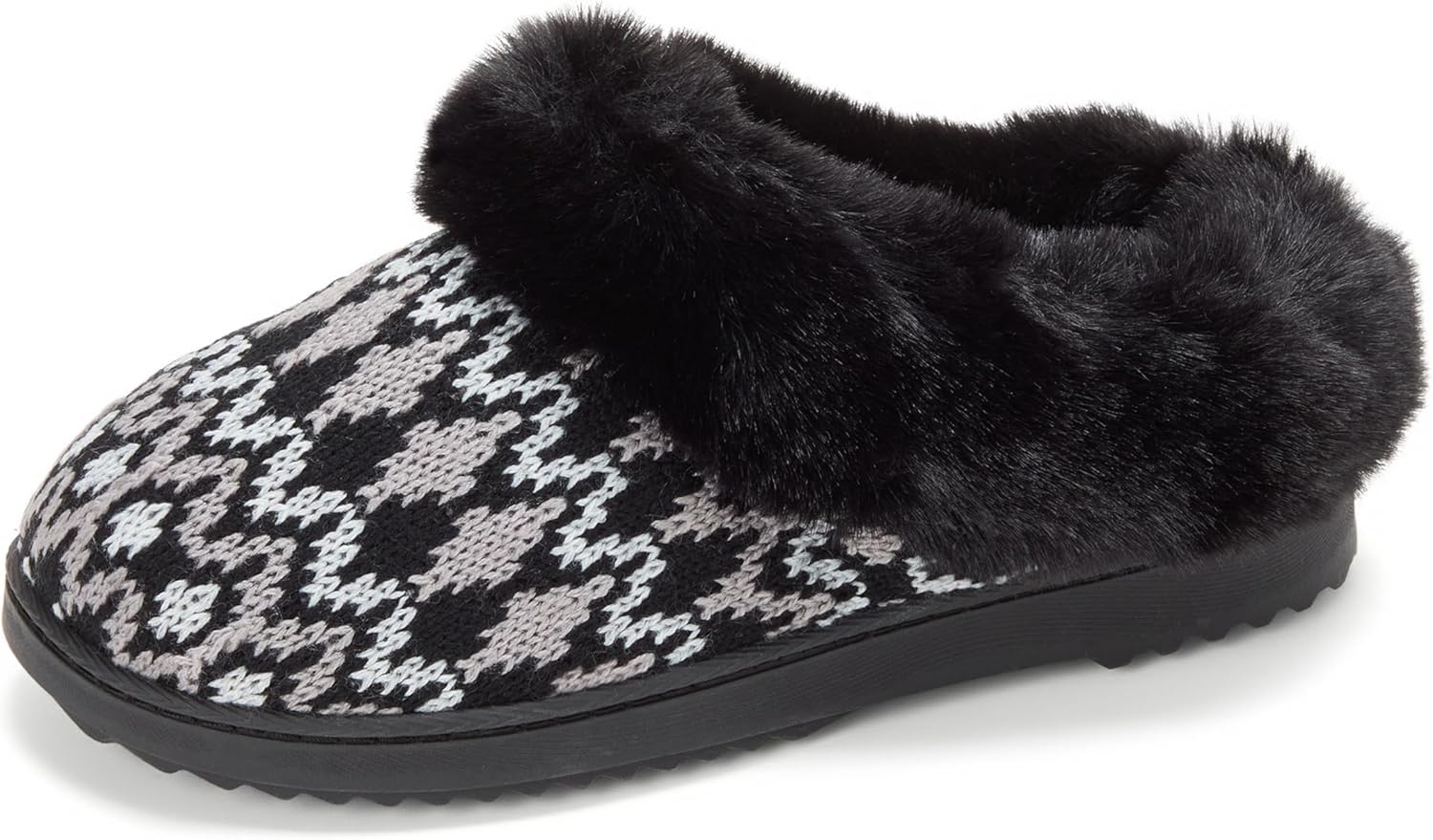 695a3c75ec19a5b7d9e88fb26ecb11e14774c4f3fb6a69f34e209.jpg Women's Memory Foam Cozy Soft House Slippers Gifts for Women Hannah Knit Clog House Shoes