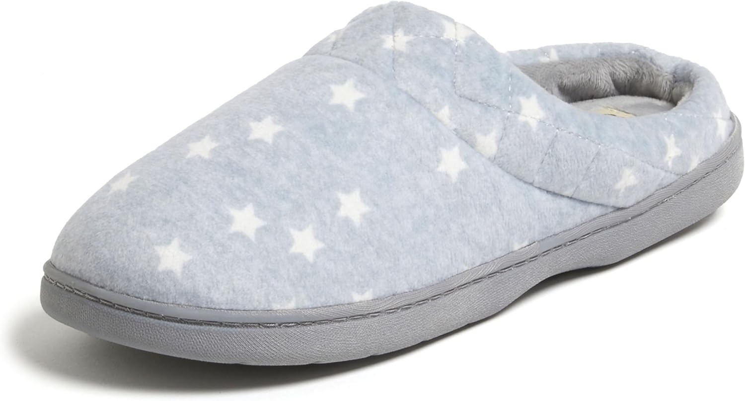 Women's Lightweight Memory Foam Indoor House Slipper Darcy Velour Clog with Wide Widths