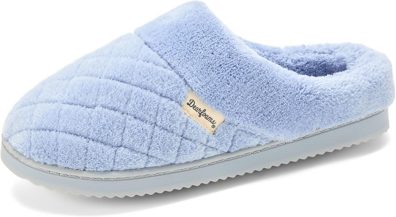 womens Memory Foam House Slippers - Libby Terry Clog With Wide Widths