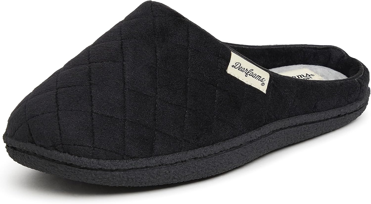 695a3f8e9f01cec956f2b1509baa8b3065020ed646521e47c492e.jpg Women's Memory Foam Indoor House Slippers Leslie Terry Clog House Shoes with Wide Widths