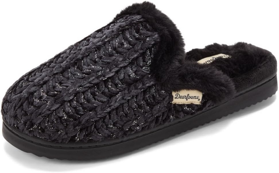 695a41698e29feafb85a9afbe8d3683c7bd8005e8dd0000ecd78a.jpg Womens Dearfoams Women's Memory Foam House Shoes Gifts for Her Paris Scuff Slipper