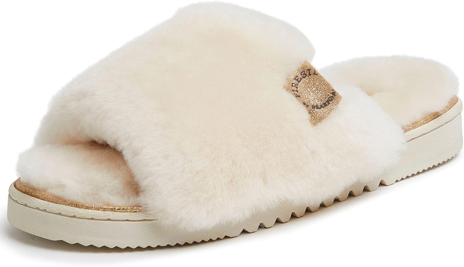 Women's Fireside Cairns Shearling Easy on/Off Slide Sandal Slipper