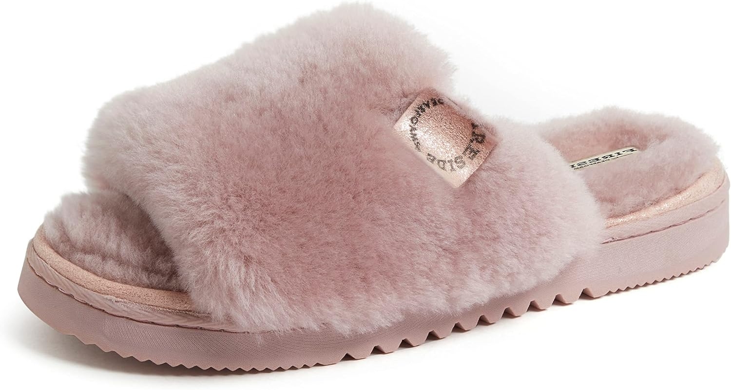 Women's Fireside Cairns Shearling Easy on/Off Slide Sandal Slipper