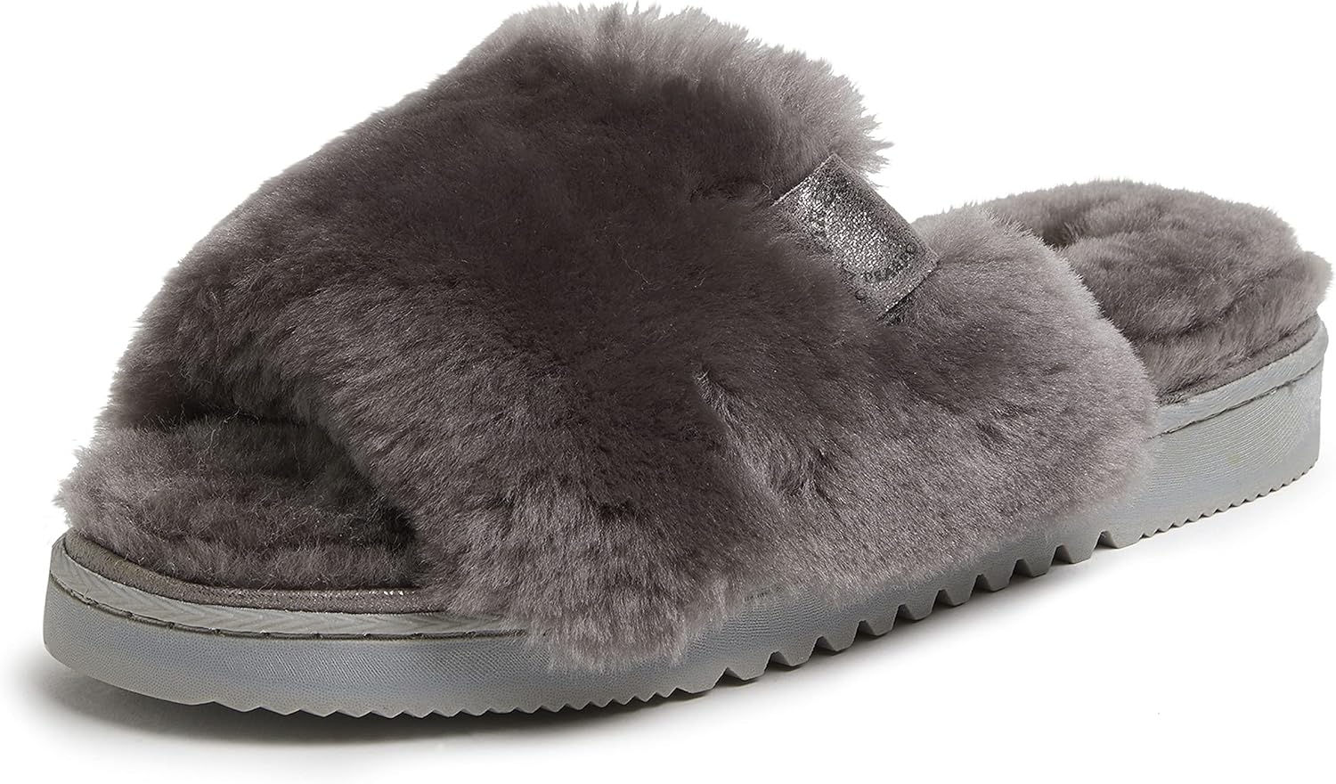 Women's Fireside Cairns Shearling Easy on/Off Slide Sandal Slipper