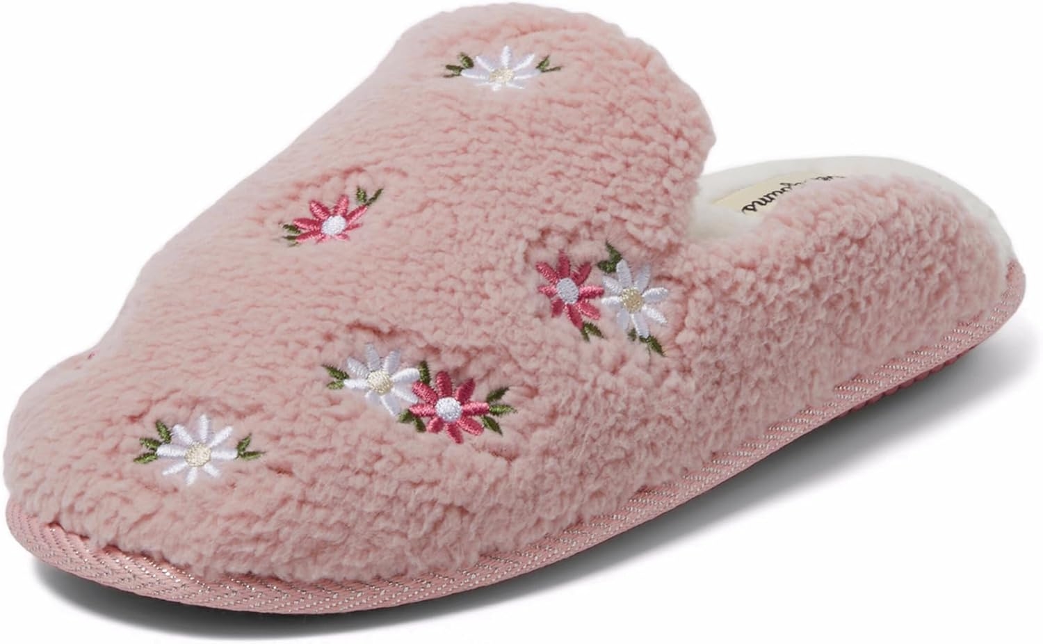 Women's Novelty Gift Teddy Sherpa Scuff Slip On House Shoe