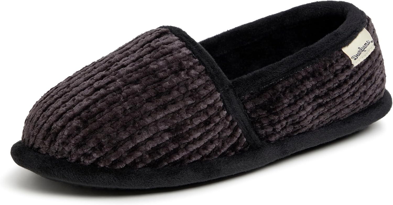 Women's Chenille A-Line Slippers Offer Cozy Comfort and Durability