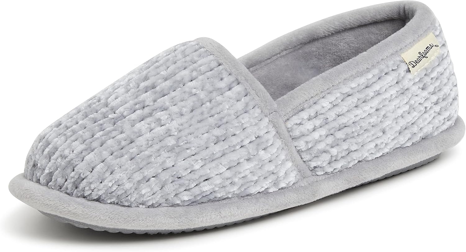 Women's Chenille A-Line Slippers Offer Cozy Comfort and Durability