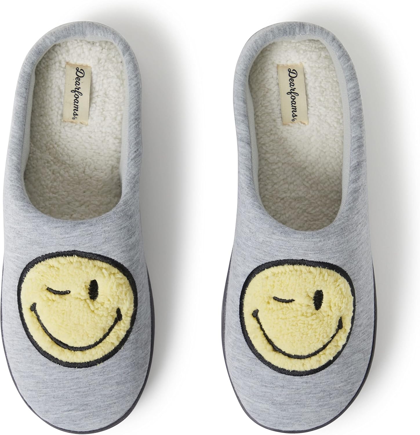 695a4861a16935d053e13e4547d0e3ca2b7822ca0707f1bbc6001.jpg Smile Icon House Slippers with Memory Foam for Comfort and Coziness