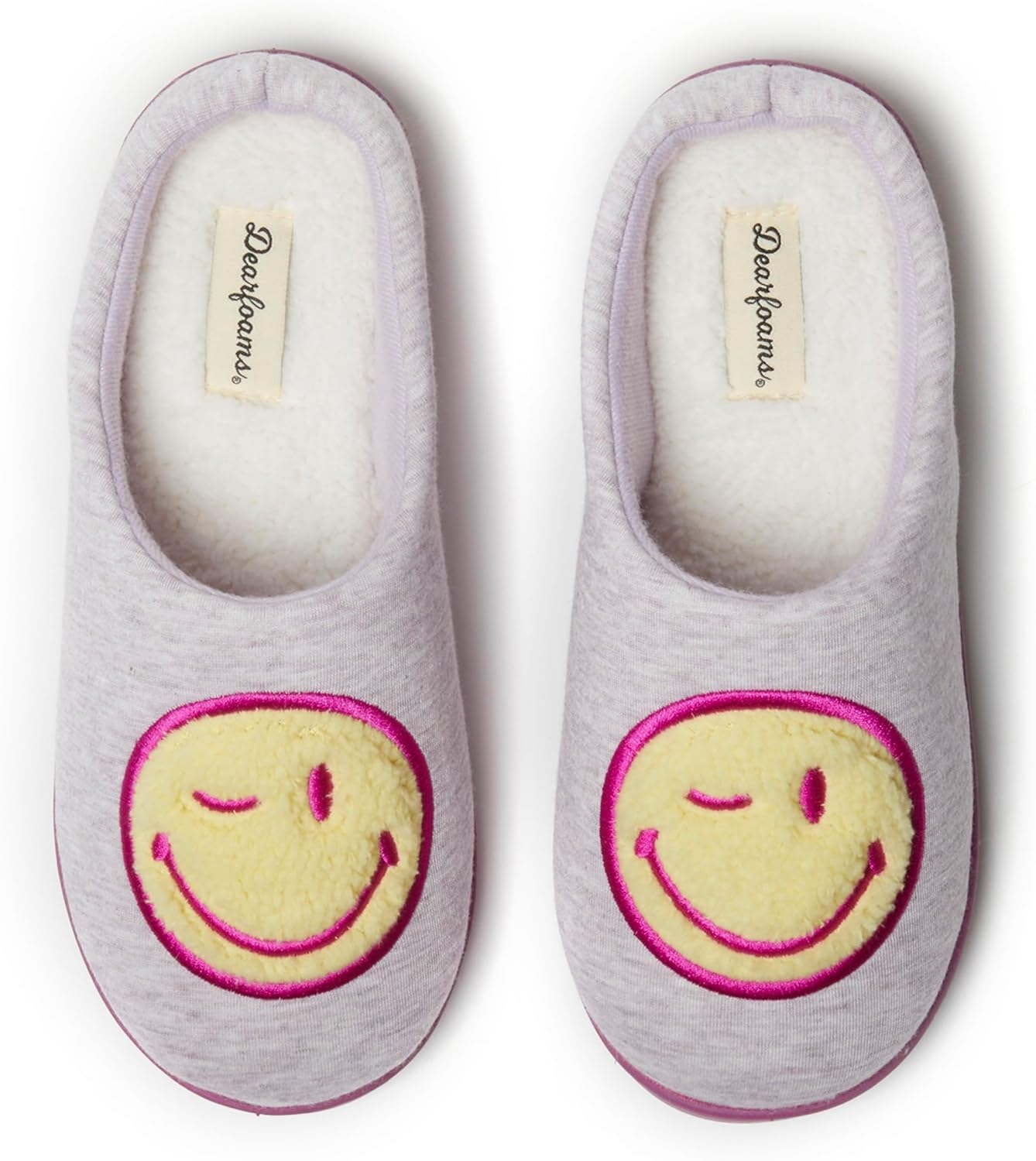 695a4862a9c91ab1ec1fa220c581a0d347c416cd7cff96121d1a4.jpg Smile Icon House Slippers with Memory Foam for Comfort and Coziness